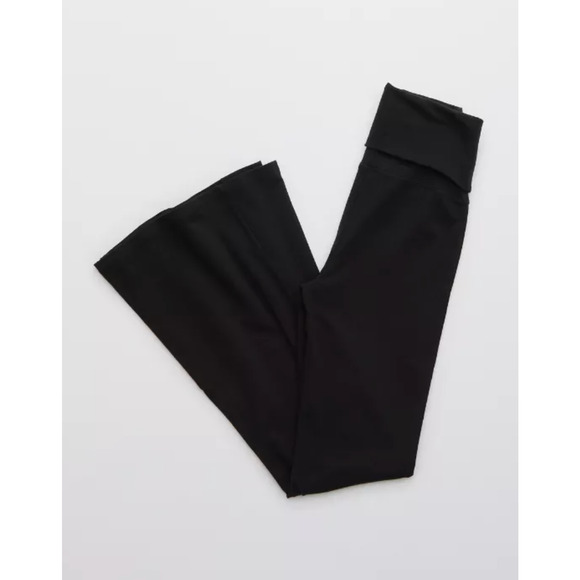 Aerie Offline OG Fold-Over Super Flare High-Rise Legging  NWT  XSmall short - Picture 3 of 5